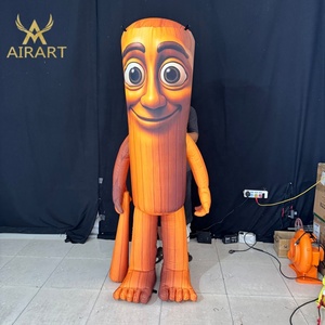 Personaggio gonfiabile su misura nelle fiabe per la decorazione dello spettacolo scolastico per feste, mascotte con Figure di bambù gonfiabili - Product Image 4