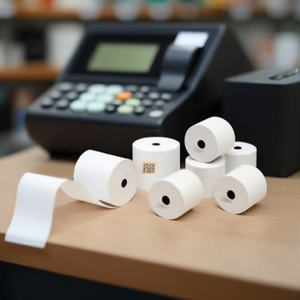 Rollo de papel para calculadora 57 x 30 mm, 5 unidades para caja registradora - Product Image 3
