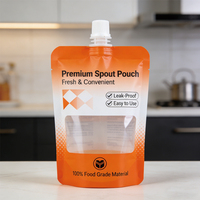Bolsa con Boquilla Retornable a Prueba de Olores, Suministrada por Fábrica, para Líquidos, 150ml 200ml, para Refrescos, Jugos, Alimentos, Yogur