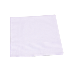 <span class=keywords><strong>Pañuelos</strong></span> de Satén 100% Algodón <span class=keywords><strong>para</strong></span> <span class=keywords><strong>Hombre</strong></span>, Tamaño Personalizado, Estilo a Rayas, Pañuelo de Bolsillo Completamente Blanco de Alta Calidad - Product Image 5
