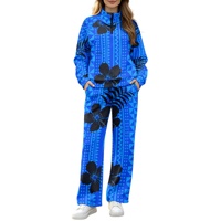 Ensembles décontractés 2 pièces pour femmes, automne, sweat-shirt à col et demi-zip, pantalon large, grandes tailles, ensembles décontractés 2 pièces pour femmes, automne, printemps