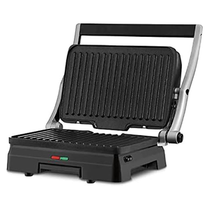 Gril électrique <span class=keywords><strong>Cuisinart</strong></span> Elite Griddler 6-en-1 avec plaque de cuisson, fonction fondu, température jusqu'à 500°F, affichage LCD et plaques de cuisson résistantes au lave-vaisselle - Product Image 3