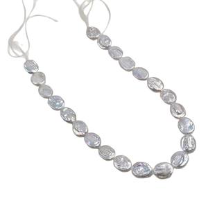 Zhuji 14*18mm Oval Shaped Baroque White Freshwater Imitation <b>Pearl</b> DIY <b>Loose</b> <b>Pearl</b> Accessory - Product Image 5