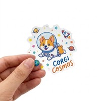 Impresión de Etiquetas Adhesivas de PVC Transparente Personalizadas, Resistentes al Agua y al Aceite, con Fuerte Adhesión, Rollo de Etiquetas, Etiqueta Irregular