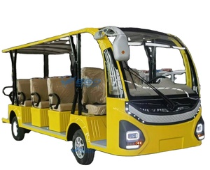 Bus touristique fermé spécial pour le transport de passagers, bus électrique de tourisme neuf de 14 places - Product Image 1