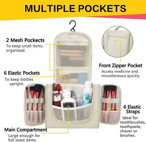 <strong>Hanging</strong> Travel <strong>Toiletry</strong> <strong>Bag</strong> Cosmetic Make up Organizer <strong>Bag</strong> for Women and <strong>Men</strong> - Product Image 4