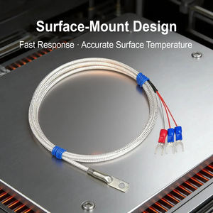 防水性のある産業用ステンレス製高速応答白金RTDプローブPT100組込型温度センサー - Product Image 4