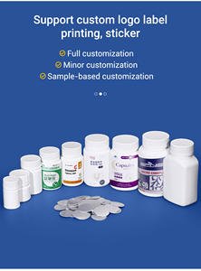 ขวดยาพลาสติกสีขาวขนาดเล็ก100มล. สำหรับบรรจุภัณฑ์ยาสามารถปรับแต่งโลโก้ได้ - Product Image 3