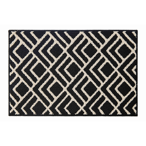<span class=keywords><strong>Tappeto</strong></span> Geometrico Moderno Bianco e Nero, Moquette Minimalista Scandinava per Soggiorno, Camera da Letto e Sala da Pranzo - Product Image 1