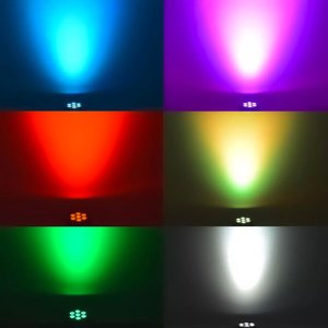 Ysh 7 chùm di chuyển đầu <span class=keywords><strong>LED</strong></span> RGB Disco DJ nhấp nháy đèn điều khiển từ xa ánh sáng sân khấu cho bên Show buổi hòa nhạc đám cưới - Product Image 4