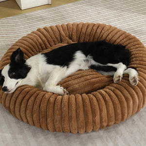 <span class=keywords><strong>Cama</strong></span> Antideslizante Clásica para Mascotas, Nuevo Diseño, Lavable a Máquina, Cálida para Invierno, Tipo Donut para Perros y Gatos Pequeños y Medianos - Product Image 1