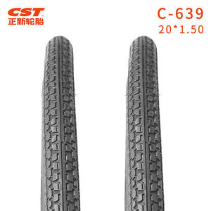 Neumático plegable Cst de 20 pulgadas 20x1.5 sin cámara con banda de rodadura semilisa para bicicletas compactas - Product Image 3