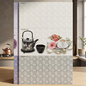กระเบื้องบุผนังเซรามิกดิจิตอลแบบมันเงา รุ่น Vistaar ขนาด 1x2 12x24 30x60 ซม. 300x600 มม. หนา 10 มม. ป้องกันการลื่น สำหรับห้องนั่งเล่นและห้องน้ำ - Product Image 4