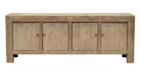 Meuble buffet en bois rustique noir antique chinois d'usine de Pékin