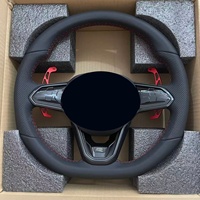 Leder-Lenkrad mit Touch-Tasten für Volkswagen Golf 5-8 Passat B8 CC GTI/GTE Amarok T-roc Jetta