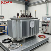 Transformateur triphasé refroidi par huile 33kV 300kVA 400kVA 500kVA 600kVA 50Hz/60Hz S11/S13 Distribution d'énergie