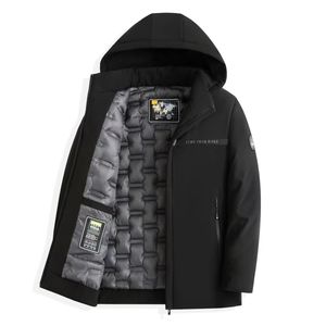 पारंपरिक नायलॉन काम जैकेट फर पंक्तिबद्ध हार्डी पुरुषों के ट्रेंच कोट सादे डिजाइन ठोस रंग बमवर्षक जैकेट आपूर्तिकर्ता - Product Image 2