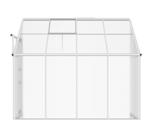 4.1x8.3FT maigre à concevoir pour la plantation de graines peu encombrantes Serre de plain-pied extérieure avec cadre en aluminium galvanisé Maison de jardin - Product Image 4