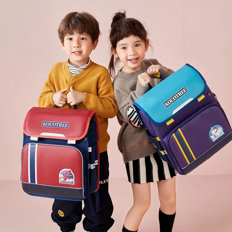 KOCOTREE 2023 Wholesale High Quality Spine Care Kids School Bag Backpack For Boys Girls
