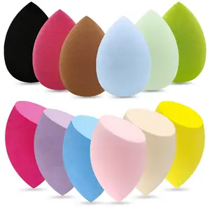 Latex Free Soft Setting Face Puffs Multicolor Cosmetic Applicator for Powder Liquid Makeup Sponge Set