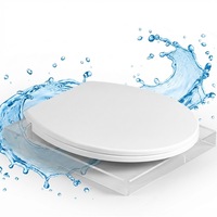 Siège de toilette rond UF à fermeture douce OEM & ODM en Duroplast antibactérien à dégagement rapide pour hôtels et usage domestique – Fabricant OEM