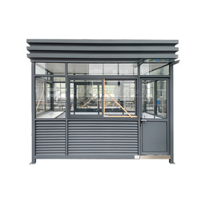 Poste de Garde Mobile en Acier, Design Moderne, Cabine de Garde, Station de Sécurité Extérieure - Product Image 3