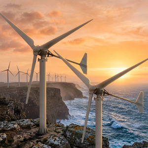 Generador Eólico de Eje Horizontal de Alto Rendimiento, 100kW, Diámetro del Rotor de 19m, Altura de 30m, 3 Aspas, Material FRP, Accionamiento Directo - Product Image 3