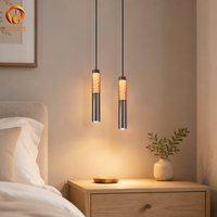 Suspension moderne ajustable, petite et longue, pour chevet, chambre principale, salon, bar, comptoir, salle à manger