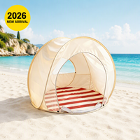 Tente de plage instantanée pour enfants, protection UV, abri solaire portable, tente de pique-nique pliable automatique pour l'extérieur