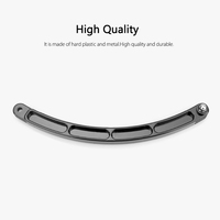 KAMPHO-Casque extensible bras incurvé pour vélo, selfie, angle réglable pour GoPro 11 10 9 8 7 6 SJCAM 4000 AIR AKASO H9