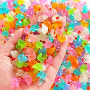 Thân Thiện Với Môi Sáng Ba Chiều Động Vật Nhỏ Tự Làm Đồ Trang Sức Phụ Kiện Vịt Rùa Hỗn Hợp Nhựa Máy Tính Để Bàn Xe Đồ Trang Trí - Product Image 1