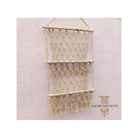 Organisateur de jouets en macramé pour hamac |   Rangement mural pour peluches |   Décoration de chambre d'enfant et de crèche, suspension murale en macramé