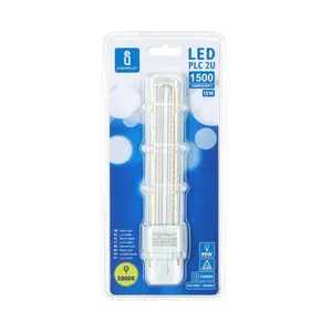 Tubo LED 2U 15W, eficiencia energética, luz brillante y duradera, ideal para iluminación en interiores y oficinas. - Product Image 3