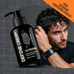 Crème Coiffante Professionnelle en Gros <span class=keywords><strong>pour</strong></span> Hommes : Contrôle <span class=keywords><strong>les</strong></span> <span class=keywords><strong>Cheveux</strong></span> Rebelles, Hydrate et Finition Naturelle - Product Image 6