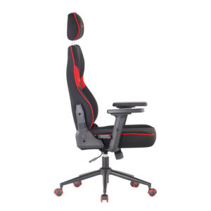 Chaise pivotante ergonomique noire de haute qualité avec fonctions inclinables et tournantes pour les joueurs de café <span class=keywords><strong>Internet</strong></span> compétitifs en métal - Product Image 3