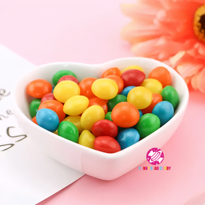 Bonbons à mâcher sucrés et fruités aux haricots <span class=keywords><strong>Bonbon</strong></span> personnalisé Halal saveur originale paquet OEM bonbons moelleux juteux arc-en-ciel - Product Image 5