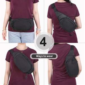 Muestra Gratuita de Riñonera Casual Ajustable, Bolso de Cintura, Bolso Cruzado - Product Image 4