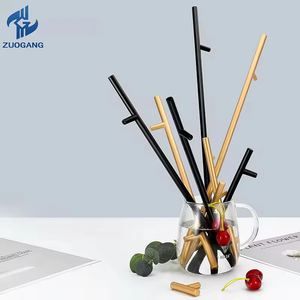 Thiết kế đơn giản chải đồ nội thất Niken xử lý vàng thép không gỉ t thanh kéo cho tủ quần áo/ngăn kéo - Product Image 3