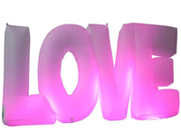 Mur de lettres gonflable Aero pour mariage et Saint Valentin