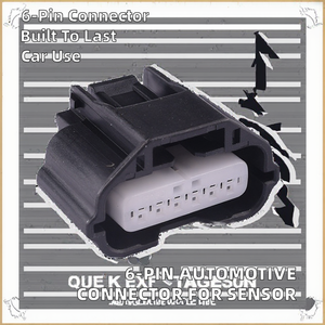 Conector Hembra de Latón de 6 Pines para Automoción AOWIFT 7283-8850-30/DJ7061K-0.6-21 12A con Carcasa de PBT para Sensor de Medidor de Calidad del Aire - Product Image 2