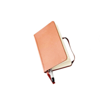 Carnet de notes en cuir relié rigide A5 personnalisé de haute qualité pour le bureau, avec impression personnalisée, couture de fil, logo