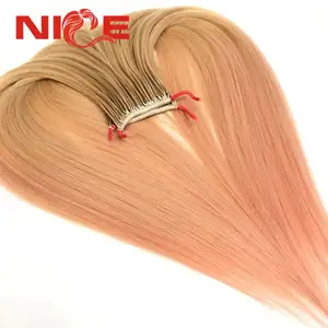 stock korea popular hair extension for braids New type hair extensions in korea Indian remy cotton string human hair