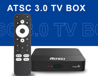 Hengli ATSC 3.0 NextGen TV 4K TV BOX, boîte TV Android 11 haute performance, Amlogic S905Y4, lecteur multimédia intelligent HD, décodeur