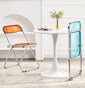 Factory Direct <b>Sale</b> Colors Foldable <b>Restaurant</b> <b>Chairs</b> Clear Acrylic Folding Weddings Event <b>Chair</b> - Product Image 1