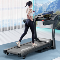 Caminadora Plegable Portátil para Uso Doméstico de 1-12 km/h, Caminadora Eléctrica Comercial con Inclinación
