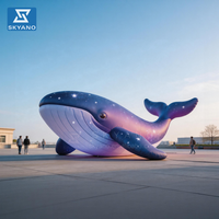 Baleine Gonflable Géante, Créature Marine Fantastique pour la Décoration d'Exposition