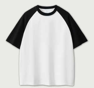 Breathable Classic <b>Plain</b> raglan sleeve T Shirt Durable Fabric Men's Oversize T-shirts Premium Heavyweight <b>Tshirts</b> For Men - Product Image 4