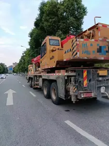 STC350T 35 toneladas grúa de coche móvil máquina de construcción usada SANY Camión grúa equipo de construcción camión con grúa