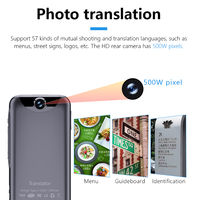 Traducteur vocal instantané portable pour voyages d'affaires avec application en ligne
