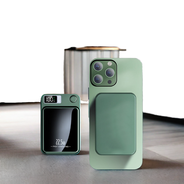 2025 New Arrival 20000mah Wireless Magnetic Mini Power Bank 22.5W Fast Charging Type-C Input Portable Battery Pack for iPhone